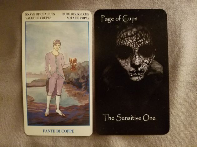 Card of the month Knave of Chalices